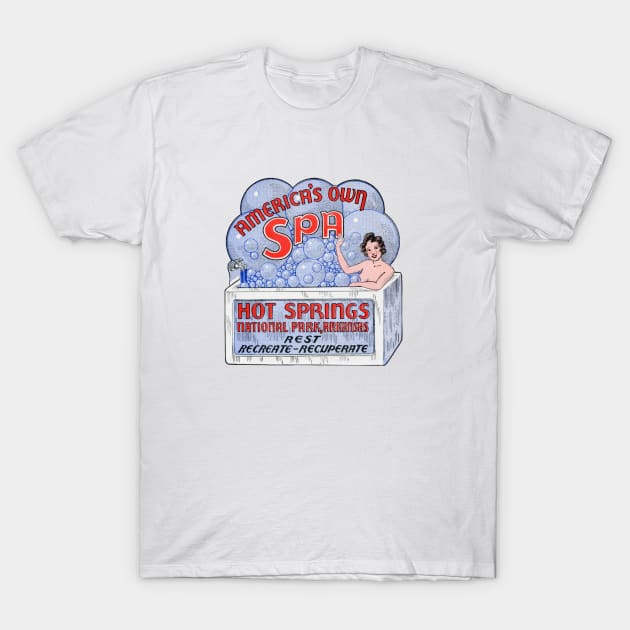 1940s Hot Springs National Park Arkansas T-Shirt by historicimage